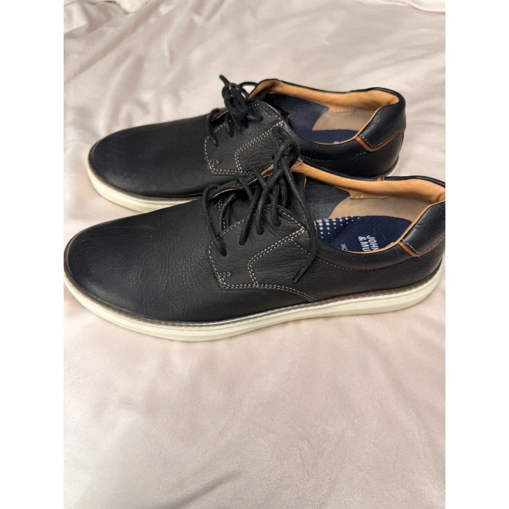 Johnston & Murphy McGuffey 2 Plain Toe Derby Sneakers Black Size 11